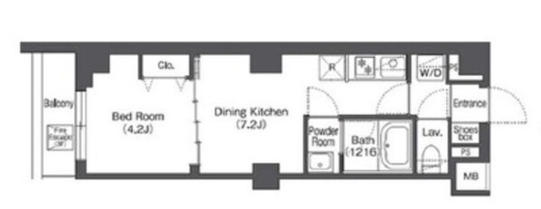 コンフォリア志村坂上の物件間取画像